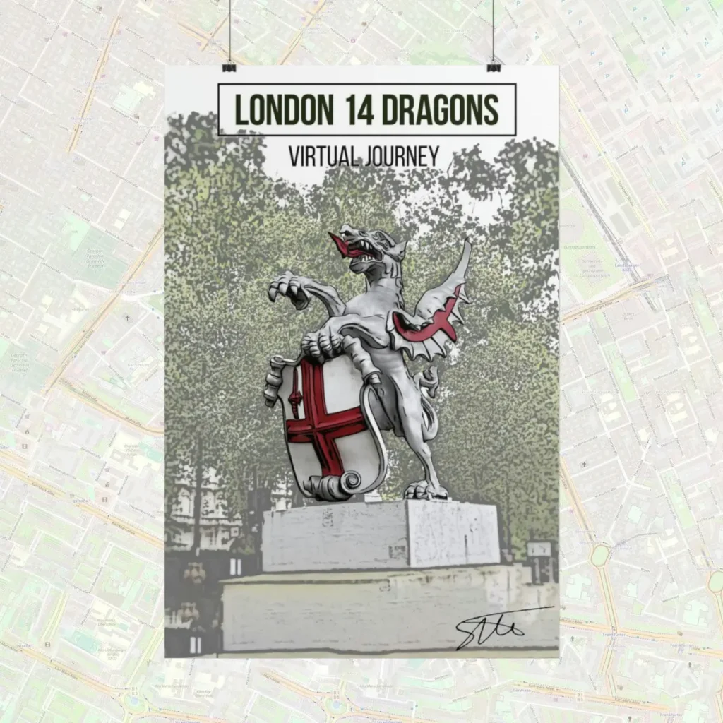 City Poster - London 14 Dragons