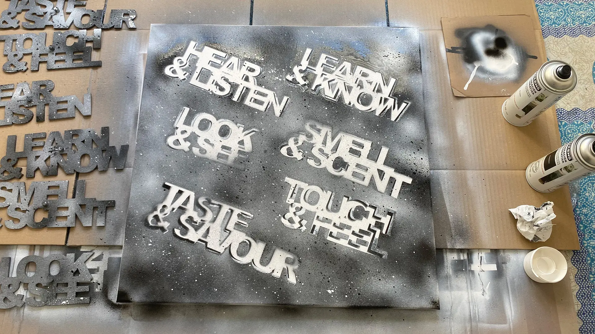 Senses spray study white studio